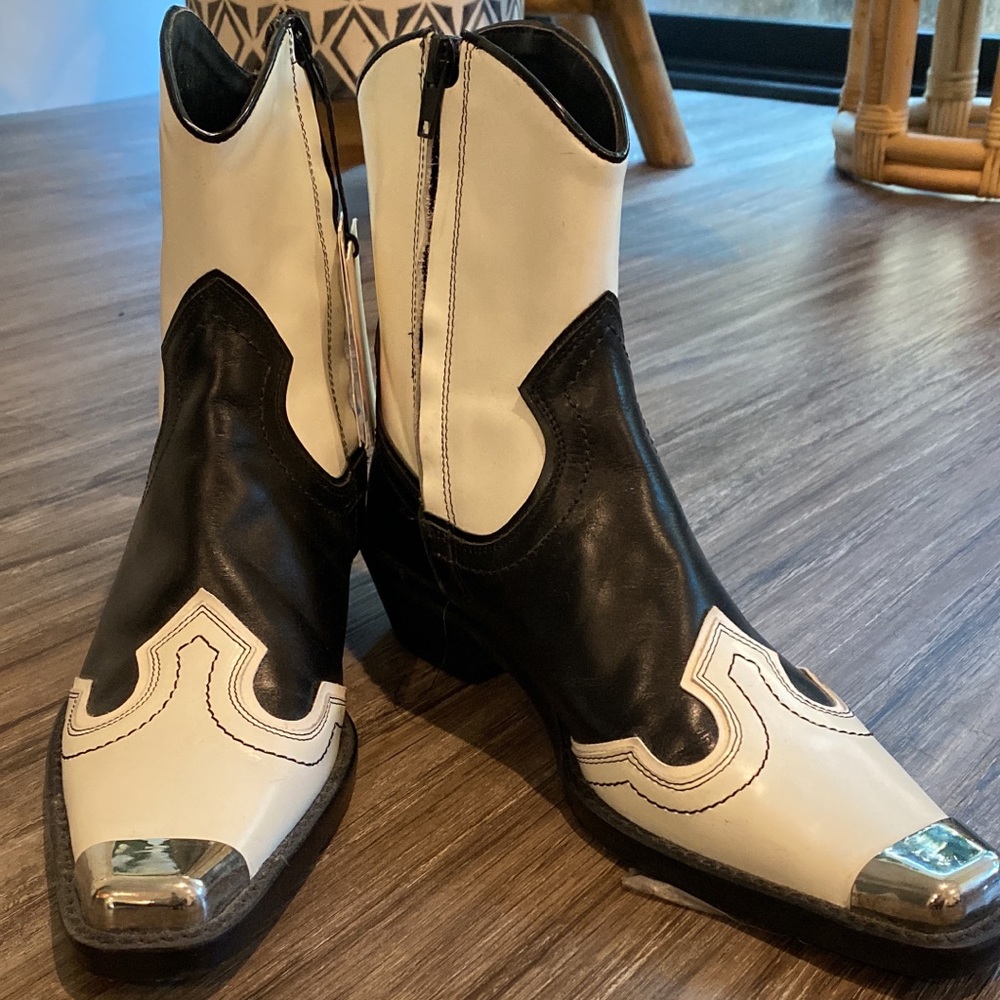 Cowboy ankle boots
